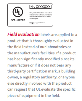 UL認證銘牌要求